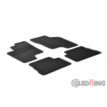 Original Gledring Passform Fußmatten Gummimatten 4 Tlg. - Hyundai Getz 2002 ->